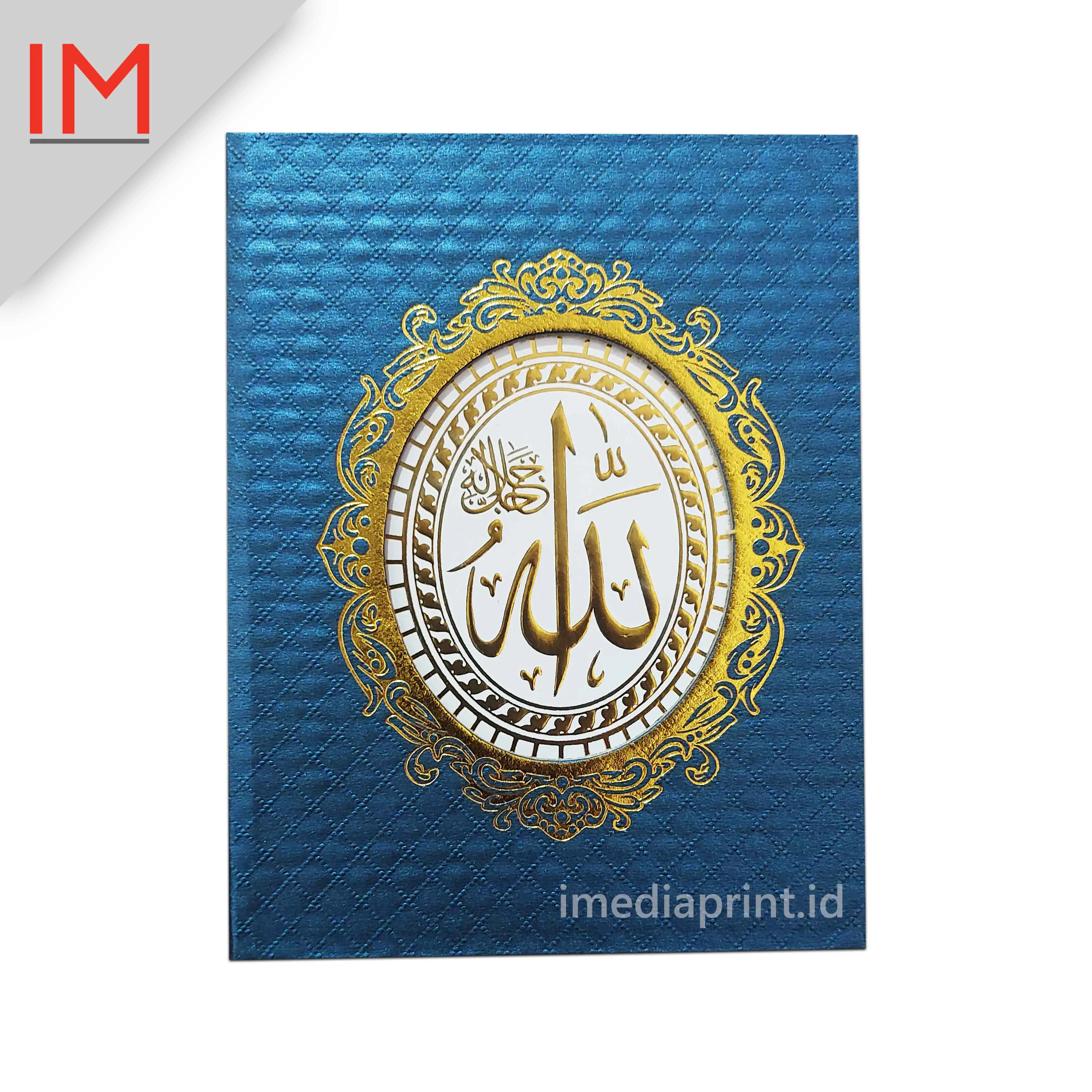 Cover Diamond Biru - Hard Cover Yasin Premium