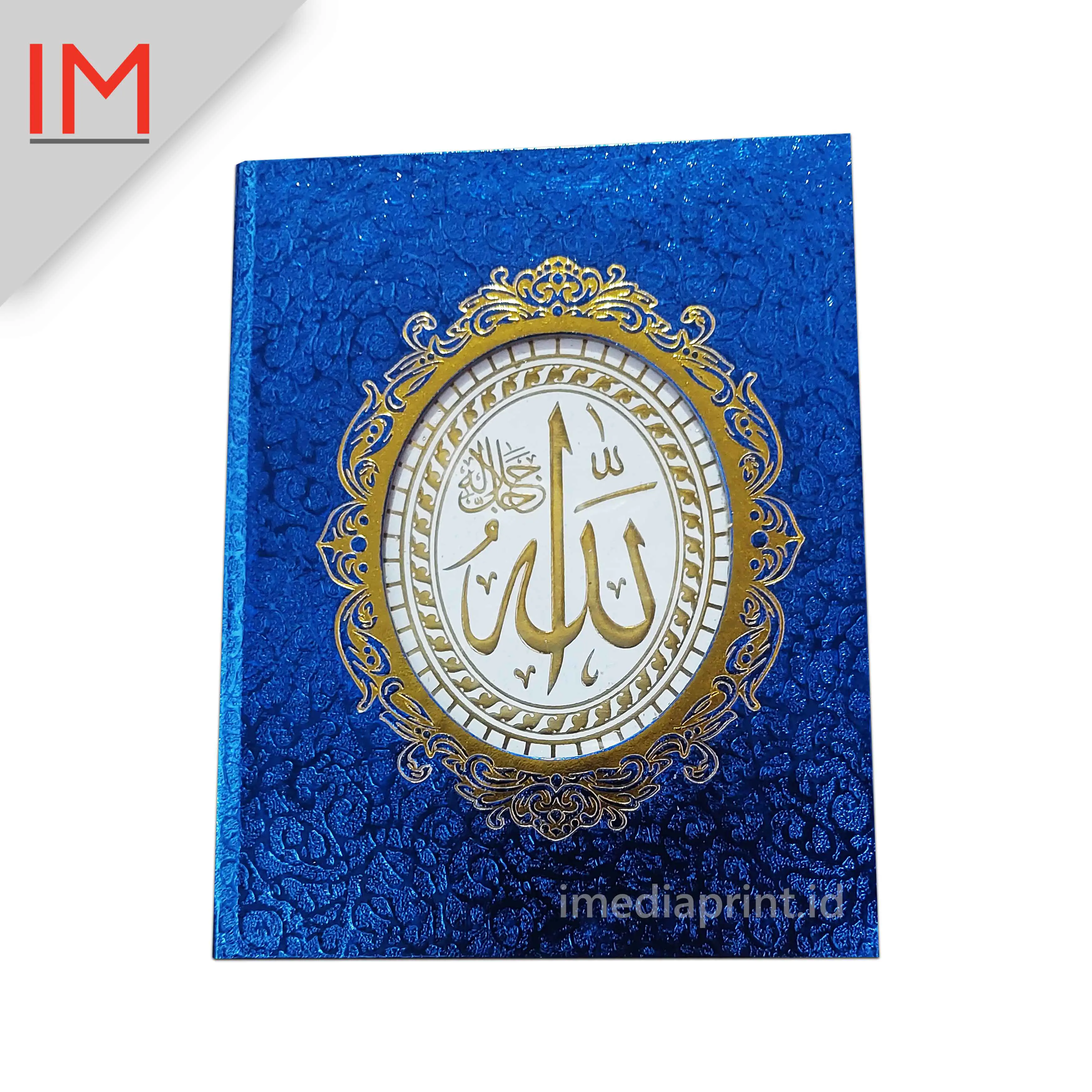 Cover Glossy Biru - Hard Cover Yasin Premium