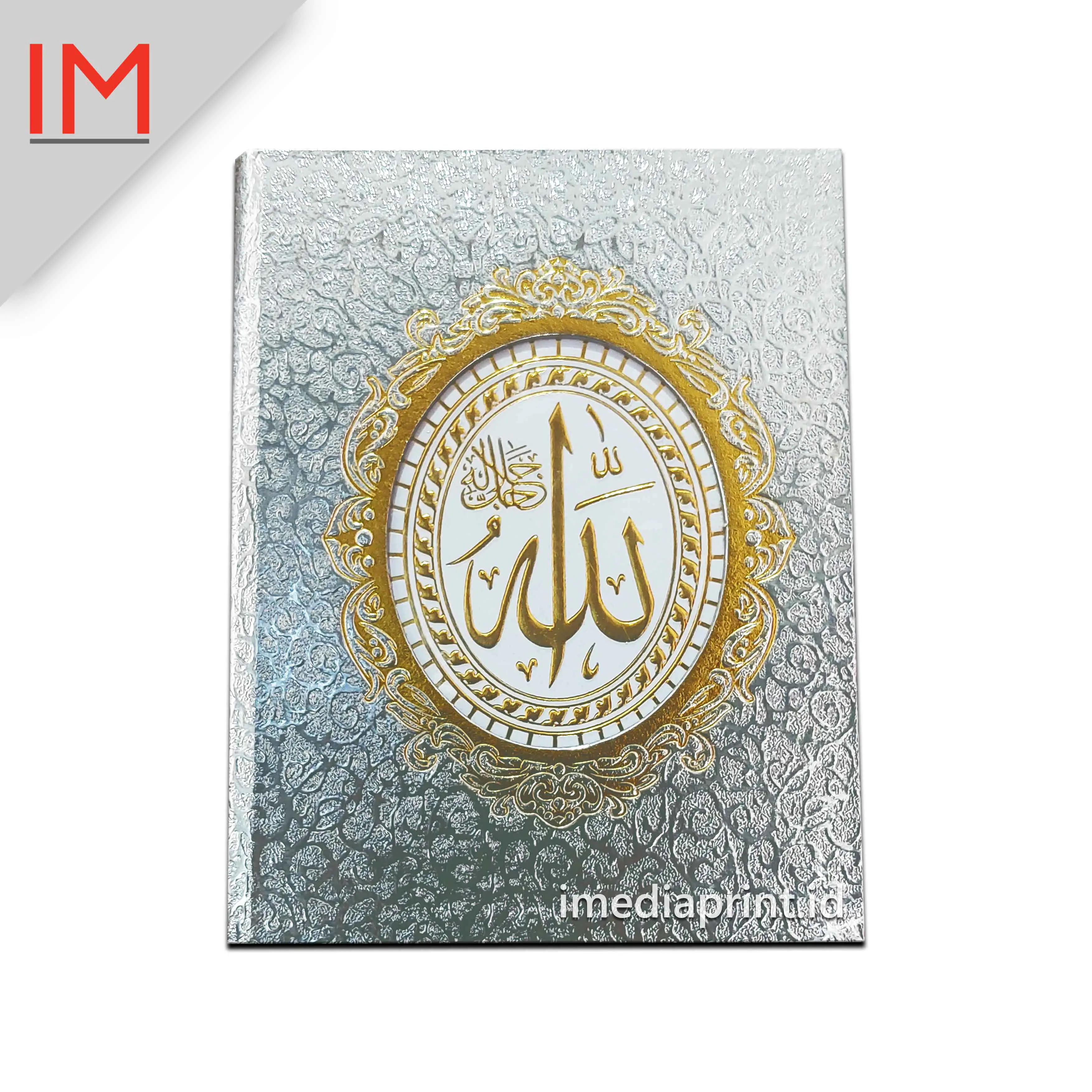 Hard cover glossy silver