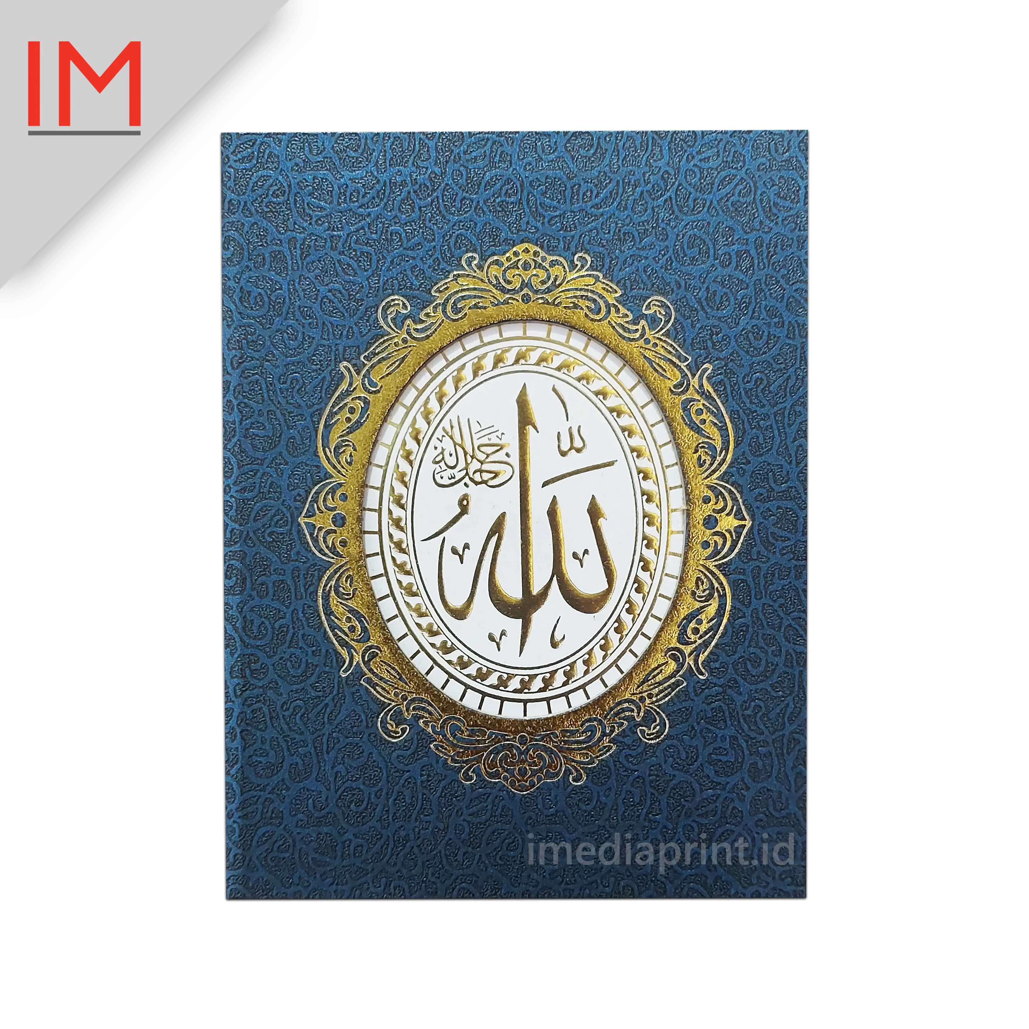 Hard cover rcp biru tua motif akar